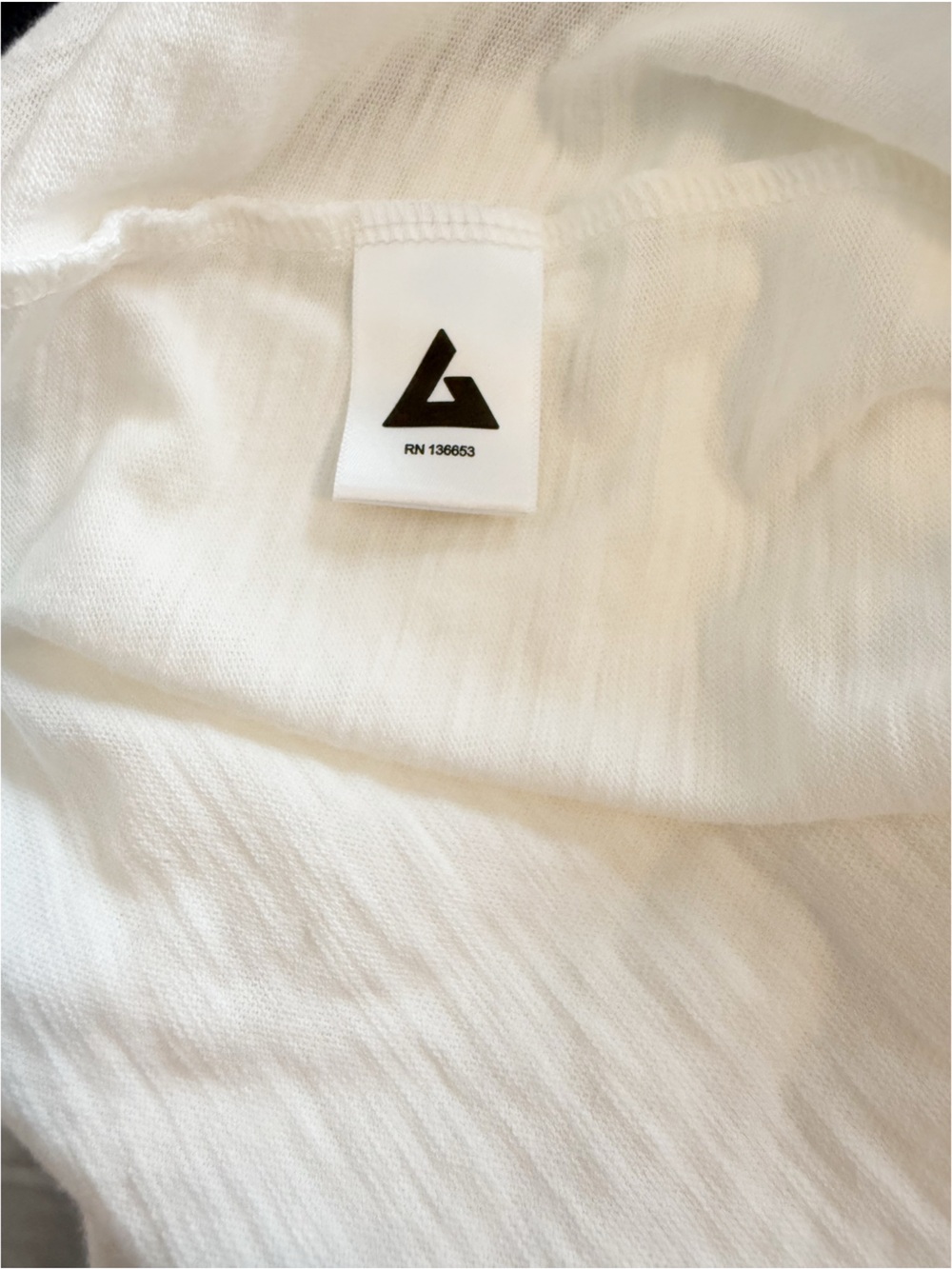AMERICAN GIANT Women's White Premium Slub Crew Neck Tee Short Sleeve USA Size L - Picture 4 of 4